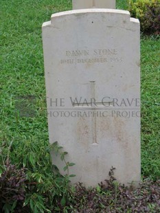 TRINCOMALEE WAR CEMETERY - STONE, DAWN